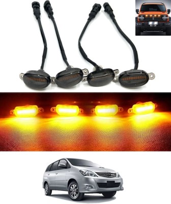 MATIES 4LED Front Grill Led Lights Amber Lights Jeep/Trucks-InnovaToyota2010 Fog Lamp Car, Truck, Van LED for Toyota (12 V, 36 W)(Innova)