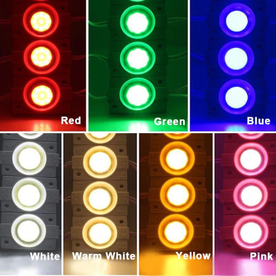 LOVMOTO DC 12 Volt 2.4 Watt Coin Shape LED Module Light Lamp Bulb Multipurpose SG1388 Indicator Light Car, Motorbike LED for Honda (12 V, 12 W)(Amaze, Pack of 1)