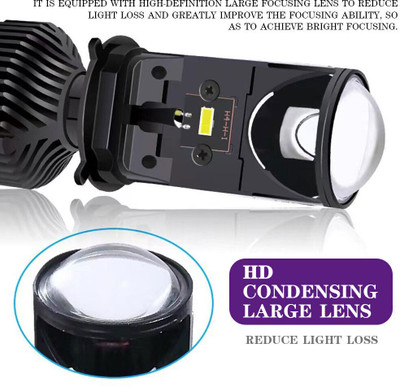 GONAMA Front, Rear LED Indicator Light for Hero Hunk(White)