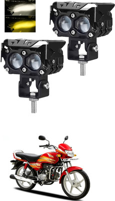 GONAMA Universal 2 Pack Motorcycle LED Driving Fog Lights 40W Amber/Yellow White SG289 Car Fancy Lights(Multicolor)