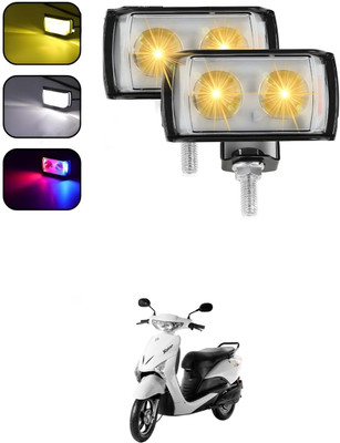 LOVMOTO Front, Rear LED Indicator Light for TVS Apache RTR 180(White, Yellow)