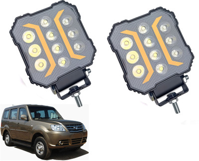 AUTO PEARL 10LED Foglight Flashing Light, Work Spot White-Yellow Lights C344 Fog Lamp Car LED for Tata (12 V, 30 W)(Sumo Grande)