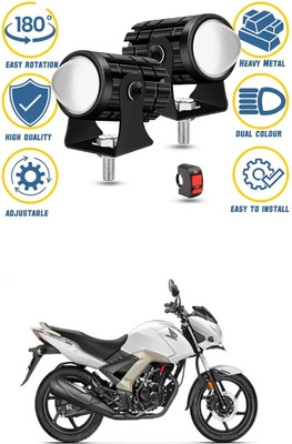 GONAMA Front, Rear LED Indicator Light for Royal Enfield Thunder Bird 350(White, Yellow)