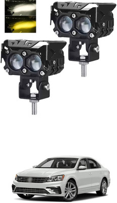 GONAMA Universal 2 Pack Motorcycle LED Driving Fog Lights 40W Amber/Yellow White SG148 Car Fancy Lights(Multicolor)