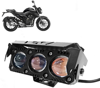 AUTO PEARL 3-Projector lens LED Dual Color White and Yellow High Beam Foglight I131 Fog Lamp Motorbike LED for Yamaha (12 V, 20 W)(Fazer)