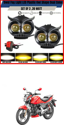 GONAMA Front, Rear LED Indicator Light for Hero Universal For Bike(White, Yellow)