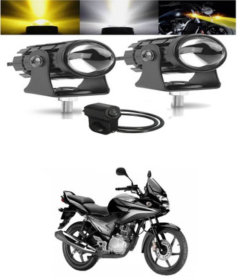 XZRTZ Dual Yellow White LED Work Light Bar Spot Pods Fog Lamp ForCBF Fog Lamp Motorbike LED for Honda (12 V, 55 W)(Universal For Bike, Pack of 2)