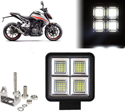 AUTO PEARL 64 LED-192W Fog Light Super Bright With Mounting Brackets for Duke 390 ABS Fog Lamp Motorbike LED for KTM (12 V, 192 W)(Duke 390, Pack of 1)