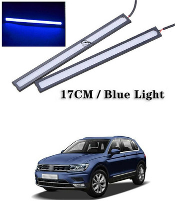 LOVMOTO COB LED Strip DRL Driving Daytime Running Light 431 Car Fancy Lights(Blue)