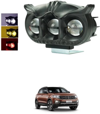 LOVMOTO Universal 30w Led Owl Fog Light Yellow/White nd Red Devil Eye with Flashing s428 Headlight Car, Motorbike LED for Volkswagen (12 V, 30 W)(Beetle, Pack of 1)