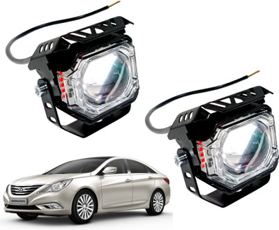 AUTO PEARL Yellow/White & Multi Flicker Red/Blue High Beam Led for Sonata Embera Fog Lamp Car LED for Hyundai (12 V, 30 W)(Sonata, Pack of 2)