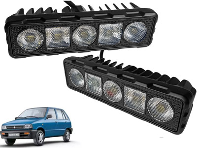 AUTO PEARL 6 Inch Auxiliary 20Led Light Bar White Light Color Work Spot Light for Car A014 Back Up Lamp Car LED for Maruti Suzuki (12 V, 30 W)(800, Pack of 2)