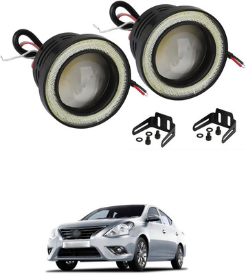 GONAMA Angel Eye Fog Lights LED Halo Ring DRL Headlights, Super Bright Fog Lamp SG69 Interior Light Car LED for Honda (12 V, 20 W)(Universal For Car, Pack of 2)