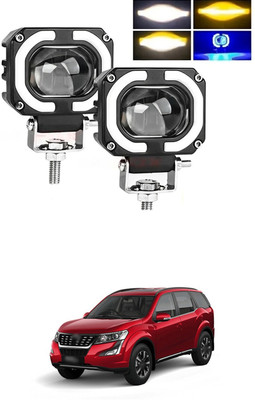 GONAMA Fog Headlight Light Offroad Truck Angel Eye LED Portable Spotlights Driving s223 Side Marker Car, Motorbike LED for Mahindra (12 V, 40 W)(Reva, Pack of 2)