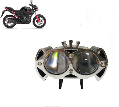 AUTO PEARL 2-Lens Dual Color Crown DevilEye Emitting Diode Led for Xtreme 160 R Fog Lamp Motorbike LED for Hero (12 V, 12 W)(Xtreme)