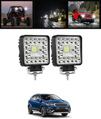 AYW Universal Fit 41 LED Square Waterproof Light For Car/Truck-221 Fog Lamp Car LED for Maruti Suzuki (12 V, 288 W)(Universal For Car, Pack of 1)