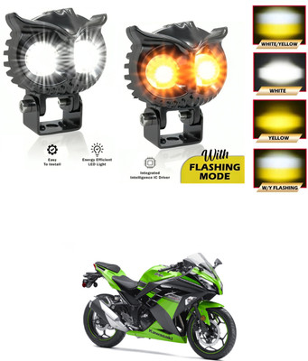 GONAMA Front, Rear LED Indicator Light for Suzuki Gixxer SF(White, Yellow)