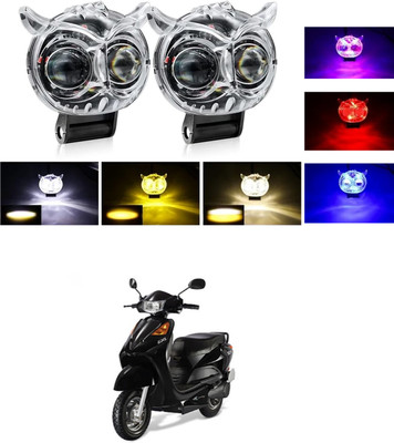 GONAMA Front, Rear LED Indicator Light for Piaggio Vespa LX(White, Yellow)