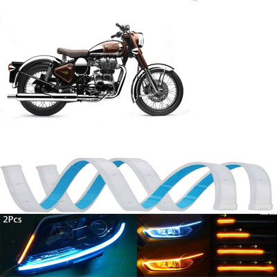 BLUERIDE DRL-LT-BIKE-BR243 Interior Light Motorbike, Car, Truck, Van LED for Royal Enfield (12 V, 12 W)(Universal For Bike, Pack of 2)