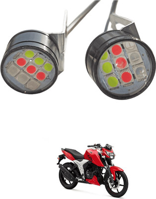 LOVMOTO Front, Rear LED Indicator Light for TVS Apache RTR 160(Multicolor)