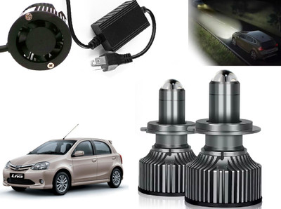 AUTO PEARL H4 Headlights Bulbs Lamp Car Lights Vehicle Hi and Low Beam, 4000LM (090) Headlight Car LED for Toyota (12 V, 35 W)(Etios Liva, Pack of 2)