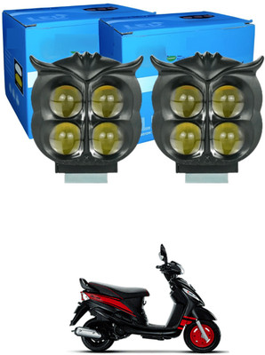GONAMA Universal for car and bike LED 40w Owl Fog Light Yellow/White and Red Eye SG78 Car Fancy Lights(Multicolor)