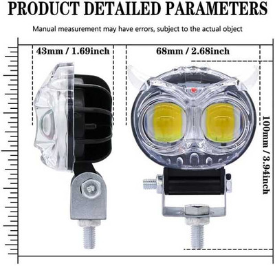 GONAMA Front, Rear LED Indicator Light for Royal Enfield 500(White, Yellow)