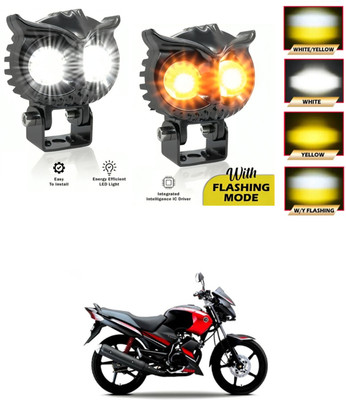 LOVMOTO Front, Rear LED Indicator Light for Kawasaki Universal For Bike(White, Yellow)