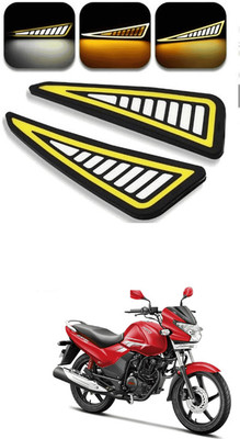 LOVMOTO Front, Rear LED Indicator Light for Hero Achiever(Multicolor)