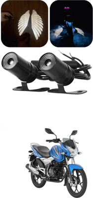 LOVMOTO Universal Bike & Car laser Wing Projector/Shadow Light/Ghost LED Light SX54 Mirror Light Car, Motorbike LED for Mahindra (12 V, 12 W)(Duro DZ, Pack of 2)