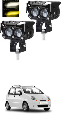 GONAMA Universal 2 Pack LED Driving Fog Lights 40W Amber/Yellow White SG356 PQ Headlight Car, Motorbike LED for Mahindra (12 V, 40 W)(Universal For Bike, Pack of 2)