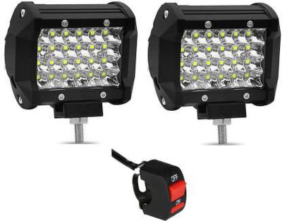 Flipkart SmartBuy New (18W) Pair with normal switch Fog Lamp Car LED (12 V, 36 W)(Universal For Car)
