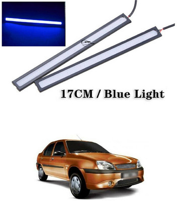 LOVMOTO COB LED Strip DRL Driving Daytime Running Light 136 Headlight Car, Motorbike LED for Ford (12 V, 12 W)(Ikon)