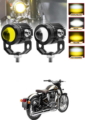 GONAMA Front, Rear LED Indicator Light for Hero Splendor NXG(White, Yellow)
