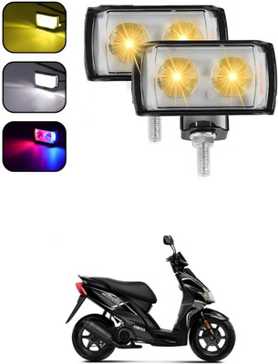 GONAMA Front, Rear LED Indicator Light for Suzuki Lets(White, Yellow)