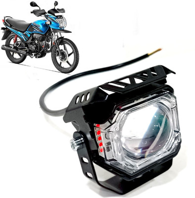 AUTO PEARL White/Yellow High Beam & Multi Flicker Red/Blue Led A061 Fog Lamp Motorbike LED for Hero (12 V, 30 W)(Passion Pro)