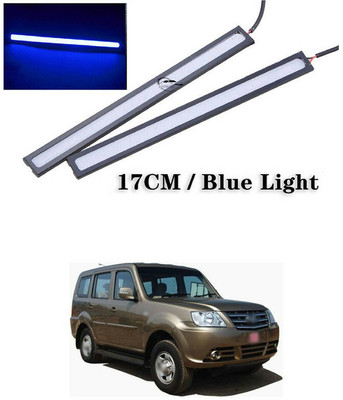 LOVMOTO COB LED Strip DRL Driving Daytime Running Light 386 Car Fancy Lights(Blue)