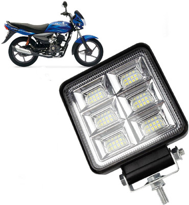 AUTO PEARL Front fog lights 4Inch LED Work Light Driving Fog Lamp White Spotlight A021 Fog Lamp Motorbike LED for Bajaj (12 V, 15 W)(Platina, Pack of 1)