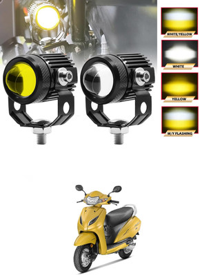 GONAMA Front, Rear LED Indicator Light for TVS Max 4R(White, Yellow)