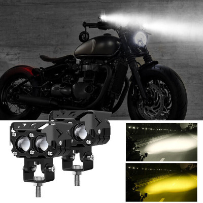LOVMOTO Bike Led Light High Power Motorcycle Fog Lamps Mini Driving Lights 1697 Fog Lamp Car, Motorbike LED for Skoda (12 V, 40 W)(Octavia, Pack of 2)