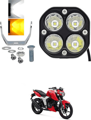 LOVMOTO Front, Rear LED Indicator Light for TVS Apache RTR 160(White, Amber)