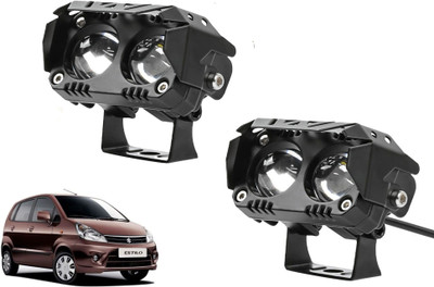 AUTO PEARL 2-Projector lens LED Dual Color White and Yellow for Zen Estilo T-2 Fog Lamp Car LED for Maruti Suzuki (12 V, 15 W)(Zen Estilo, Pack of 2)