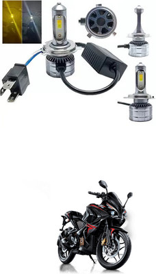 PRTEK LED CYT H4 Dual Color Bike Headlight Bulb Headlight_R129 Headlight Motorbike LED (12 V, 40 W)(CBR 250R, Pack of 1)