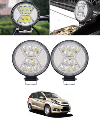 MSNP Universal White/yellow 10LED 12V Fancy Mini X Mercury Light For Car-188 Fog Lamp Car LED for Honda (12 V, 55 W)(Mobilio, Pack of 1)
