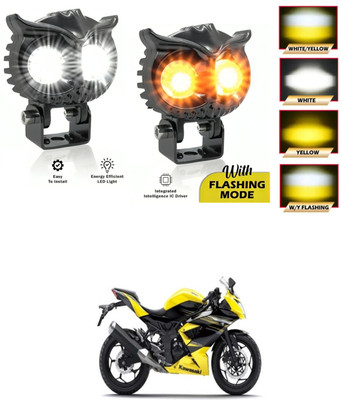 LOVMOTO Front, Rear LED Indicator Light for Suzuki Gixxer SF(White, Yellow)