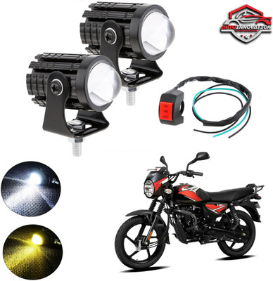 Autoinnovation U2 MINI DRIVING FOG LAMP_01 Fog Lamp Motorbike LED for Bajaj (12 V, 20 W)(CT 100, Universal For Bike, Pack of 3)