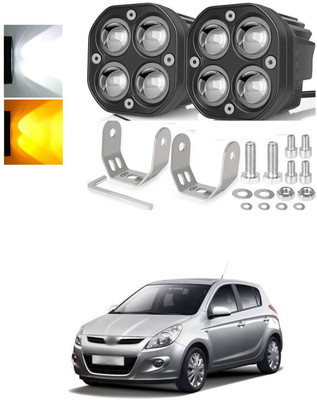 LOVMOTO Front, Rear LED Indicator Light for Hyundai i20(White, Amber)