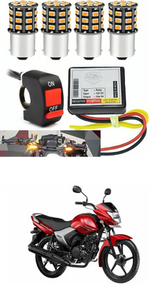 GONAMA Universal Multimode Bike Hazard Flasher Waterproof 16 Patterns Flasher SG56 Car Fancy Lights(Multicolor)