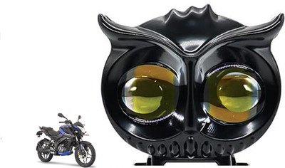 SMARTER RIDE OWL Shape Fog Yellow-White Flash light 9V-60V 20W Pulsar NS 160 Headlight Motorbike LED for Bajaj (12 V, 20 W)(Pulsar 160 NS DTS-i, Pack of 1)