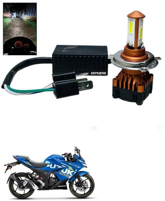 SRPHERE CYT LED Bike Headlight Bulb for Gixxer SF Headlight Motorbike LED for Suzuki (12 V, 35 W)(Universal For Bike, Pack of 1)